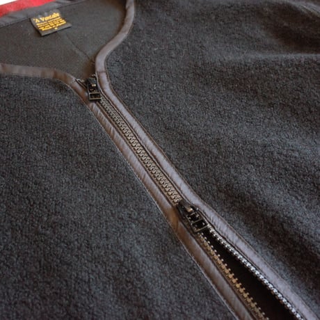 *A VONTADE  Wool Pile Zip Cardigan