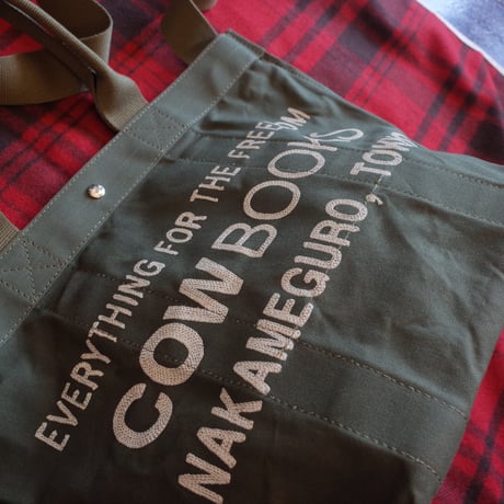 COWBOOKS  Bucket Shoulder Tote   "LOGO"