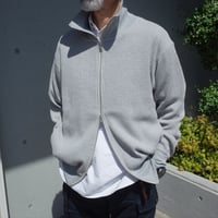 *A VONTADE   Big Waffle Drivers Zip Cardigan