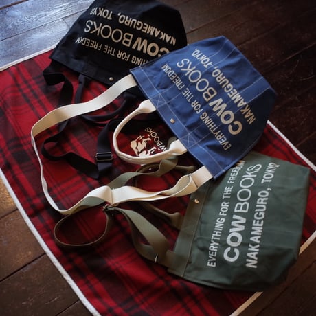 COWBOOKS  Bucket Shoulder Tote   "LOGO"
