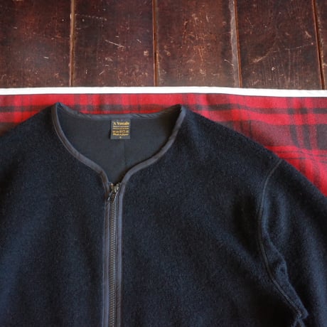 *A VONTADE  Wool Pile Zip Cardigan