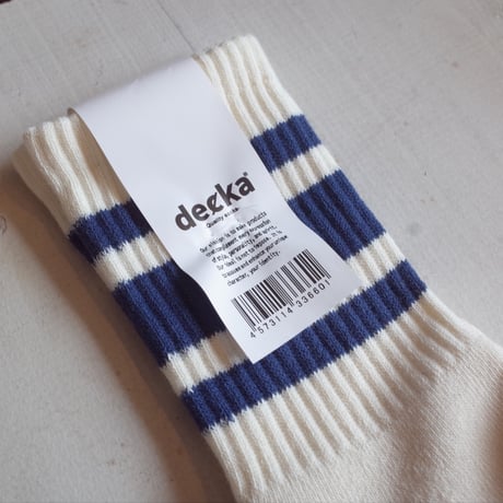 decka   80'S SKATER SOCKS / SHORT LENGTH / SOLID COL,
