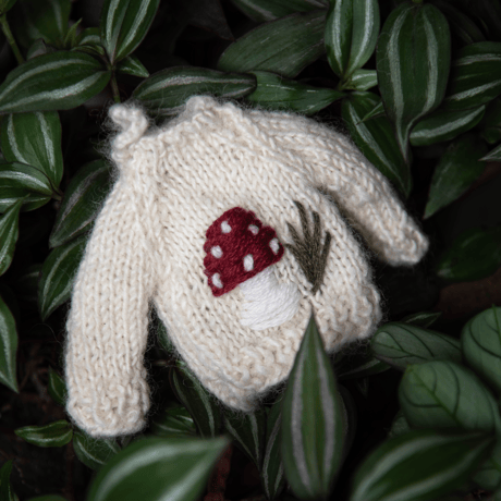 予約【Shirley Bredal】Sweater ornament Mushroom