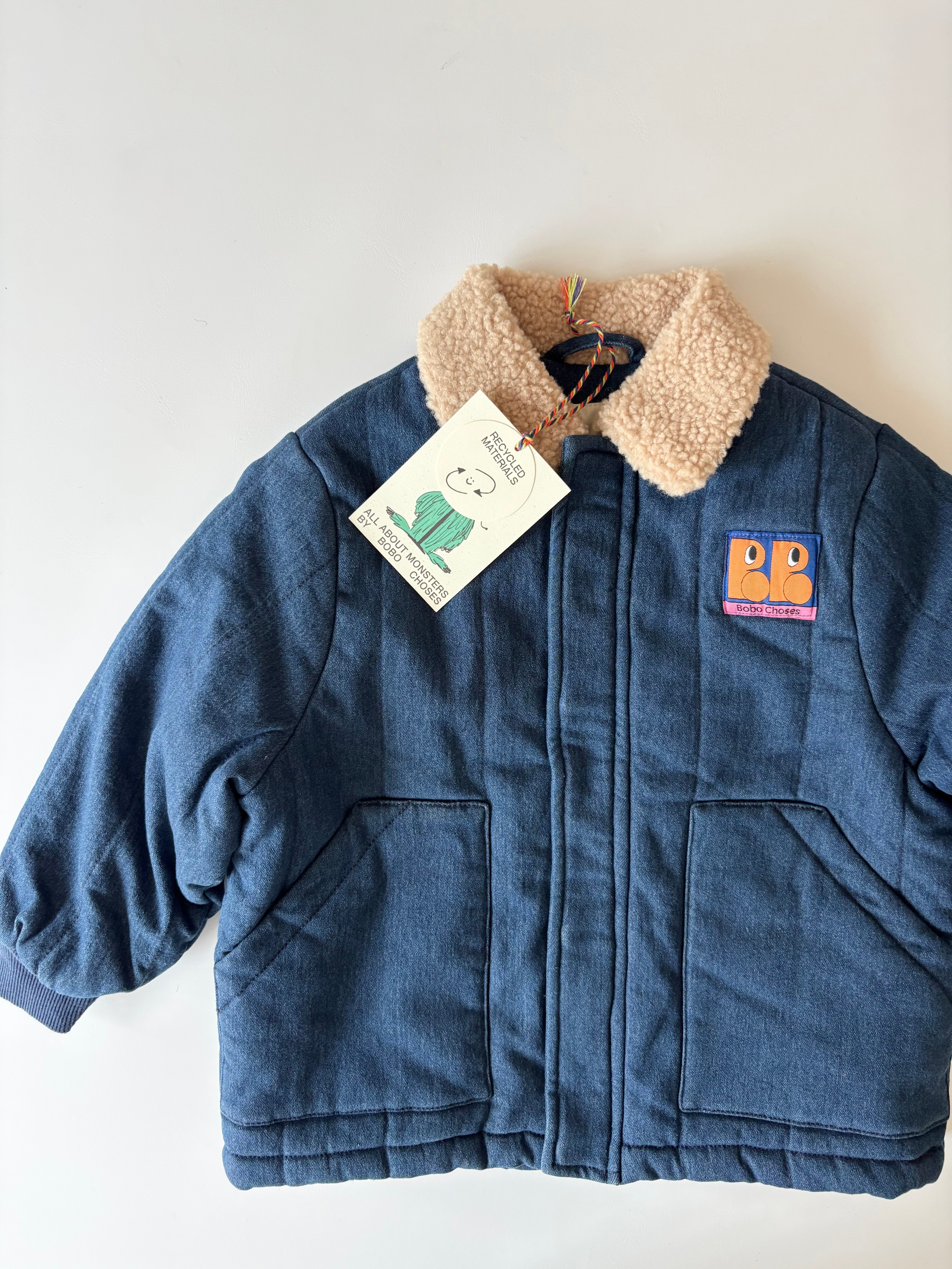 BOBO CHOSES】Booo Bo ChosesTag denim jacket | lana