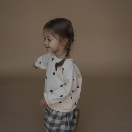 【organic zoo】Fog Blue Gingham Lodge Pants