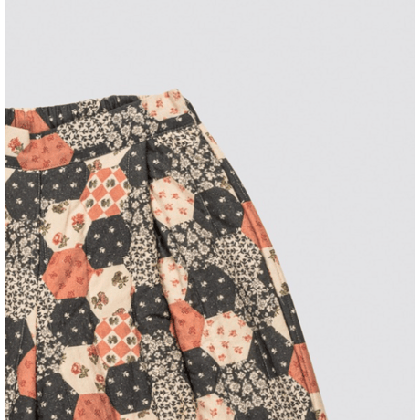 【Little Cotton Clothes】Quilted Trousers Patchwork Floral