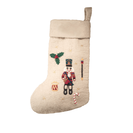 予約【Shirley Bredal】Nutcracker Stocking / Cream