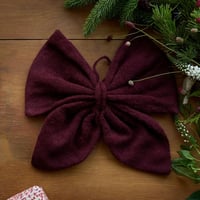 予約【Shirley Bredal】Big Christmas Bow - Grape