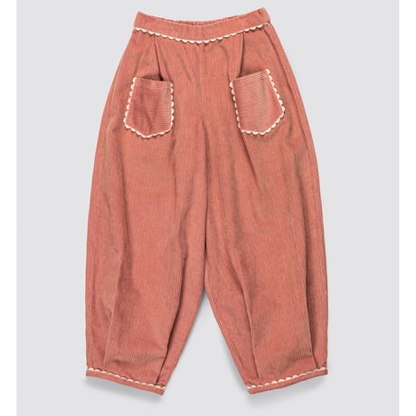 【Little Cotton Clothes】Cord Jessica Trousers in Pepperberry