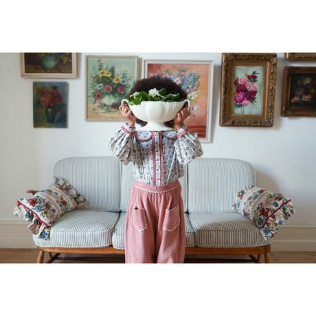 【Little Cotton Clothes】Cord Jessica Trousers in Pepperberry