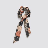 【Little Cotton Clothes】Scrunchie with Bow - Patchwork Floral