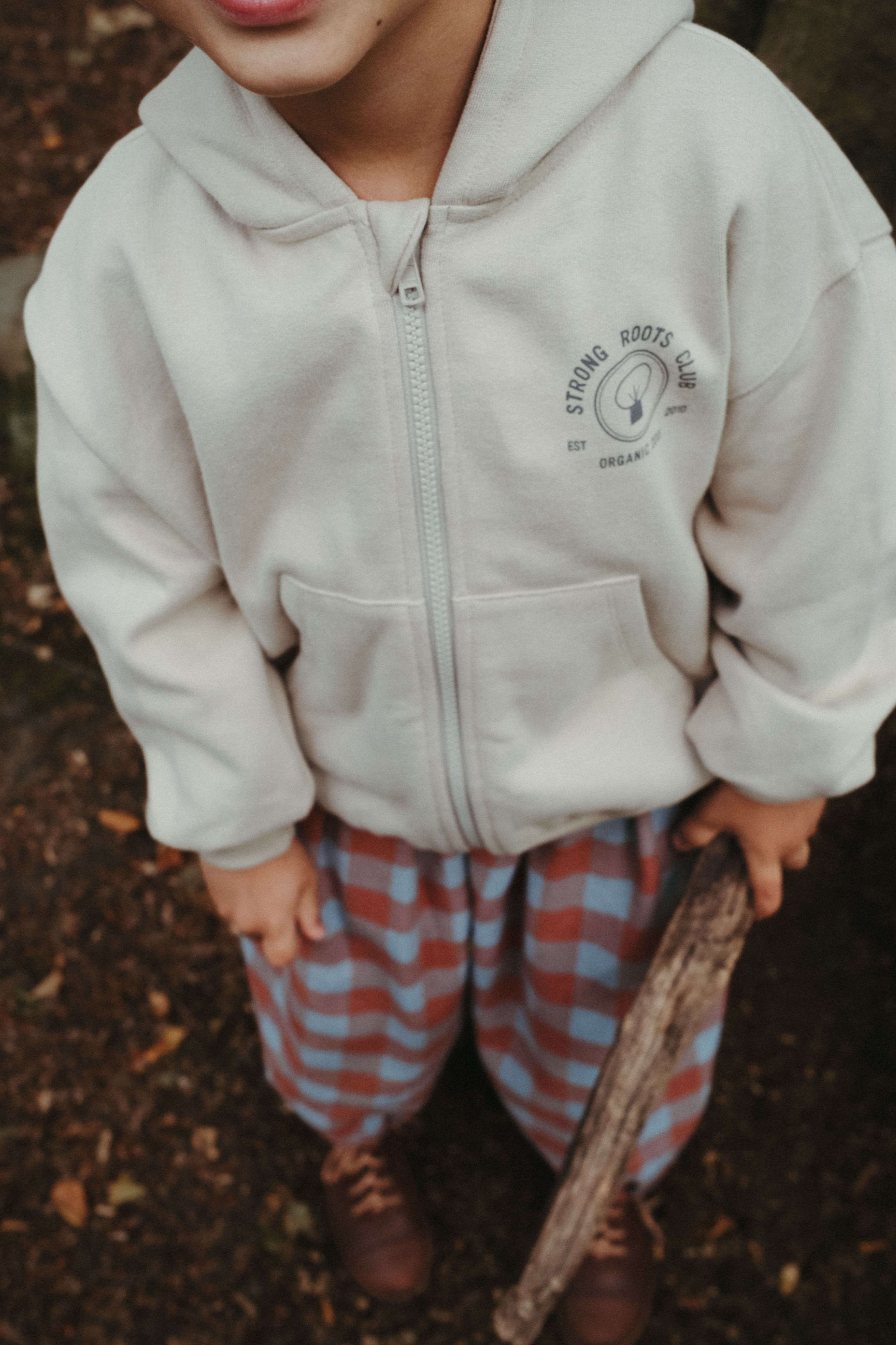 organic zoo】Maple Gingham Lodge Pants | lana