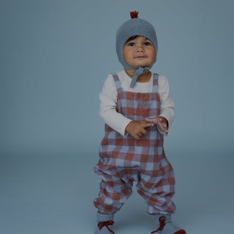【organic zoo】Maple Gingham Salopettes