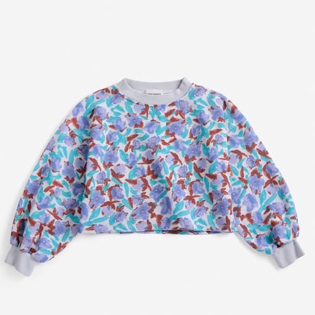 【BOBO CHOSES】Watercolor all over cropped sweatshirt