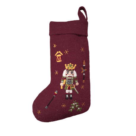 予約【Shirley Bredal】Nutcracker Stocking / Red