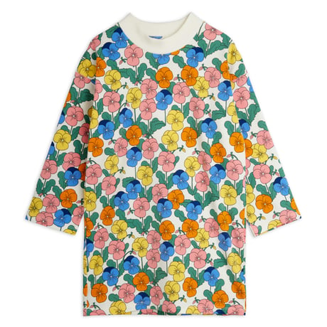 【mini rodini】 Violas aop ls dress