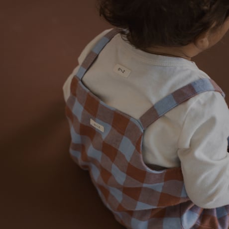 【organic zoo】Maple Gingham Salopettes