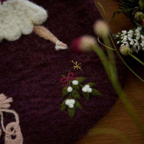 予約【Shirley Bredal】Odette 1 Stocking / Dark Grape