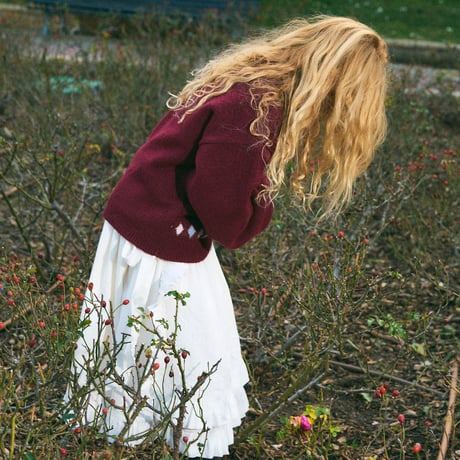 【birinit】embroidered midi skirt
