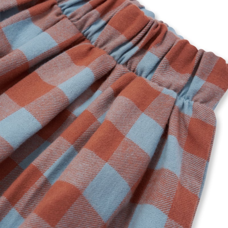 organic zoo】Maple Gingham Lodge Pants | lana