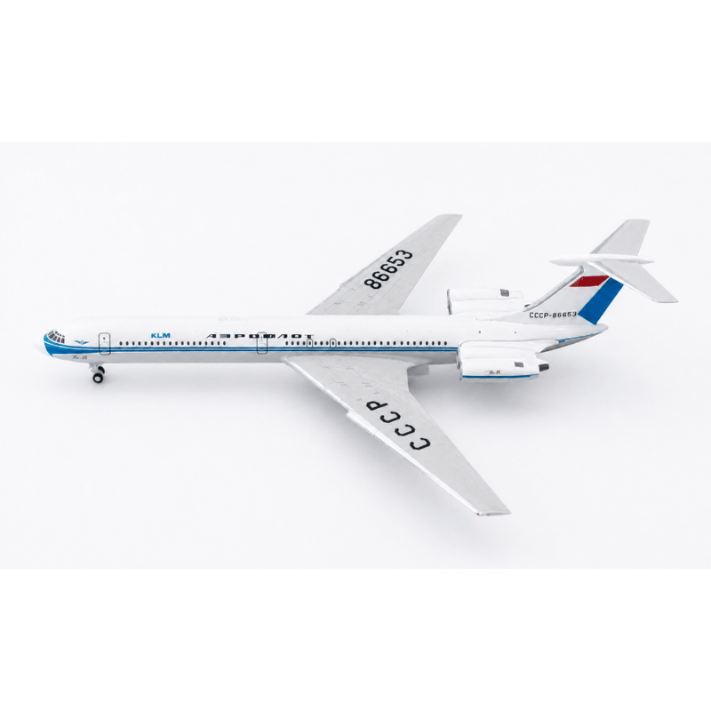 お取り寄せ商品】1/400 IL-62 アエロフロート/KLMオランダ航空 CCCP-