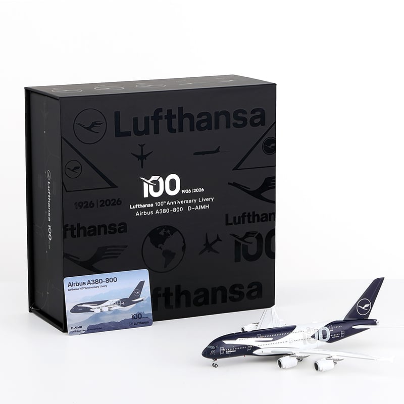 1/400 A380 ルフトハンザ航空「創業100周年記念塗装」 D-AIMH 1/400