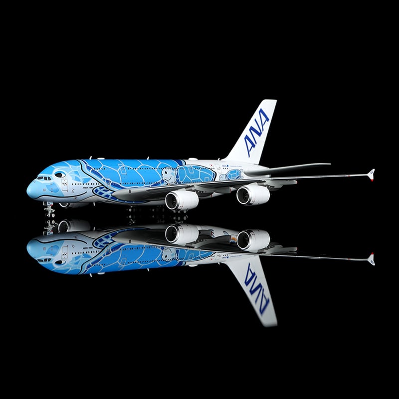 8/3…Airbus／a380 ANA フライングホヌ ブルー約50cm 全日空商事 【予約