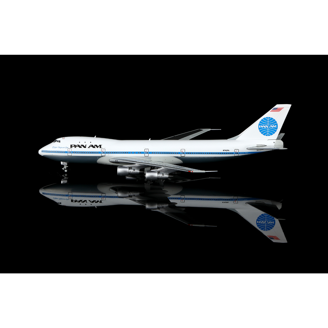 1/400 747-100 パンアメリカン航空「Clipper Neptune's Car