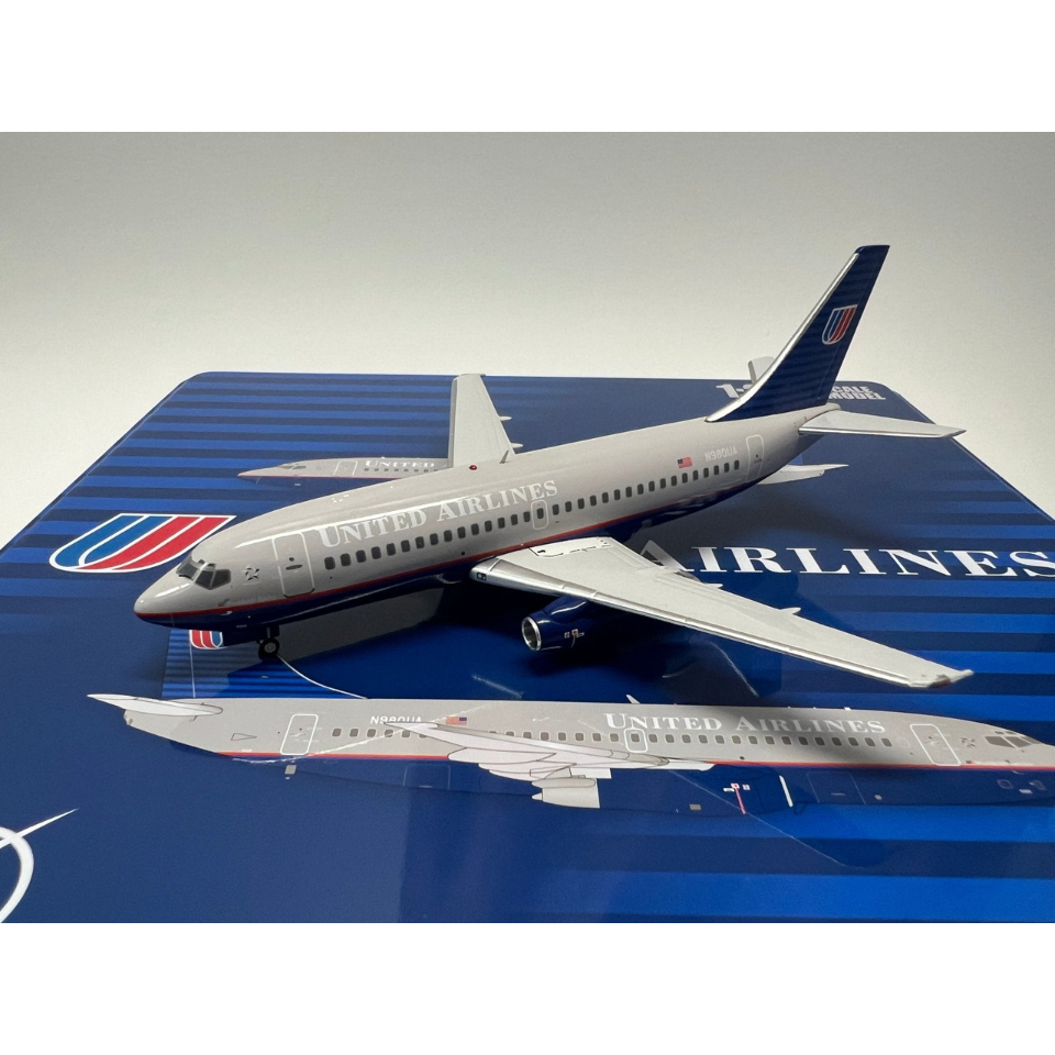 Jet-X Models 1/200 737-200 ユナイテッド航空 N980UA｜JX024-2-021
