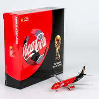 【お取り寄せ商品】1/400   A320-200   タイタン エアウェイズ 「コカ・コーラ FIFAワールドカップ特別塗装」  G-POWK