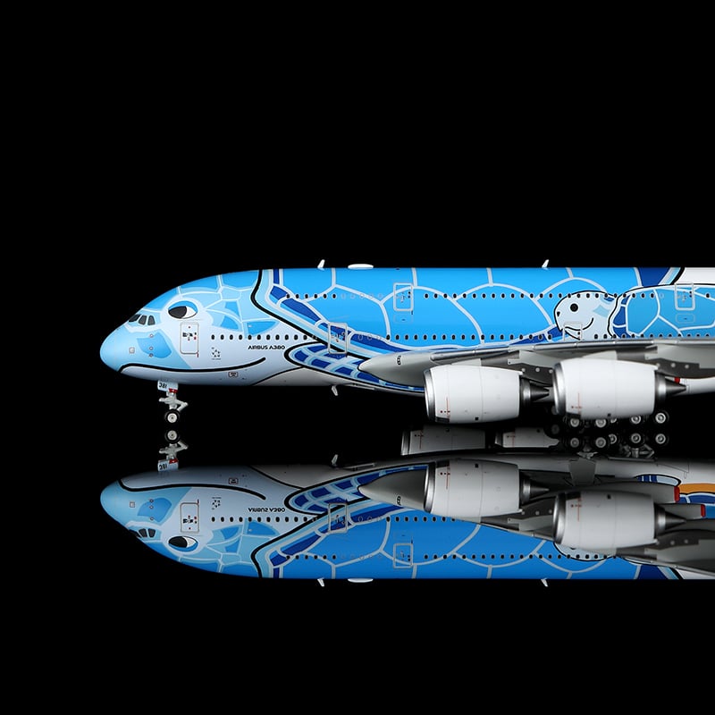 非売品・新商品情報】1/400 A380 ANAフライングホヌ ハワイの「空」ANA