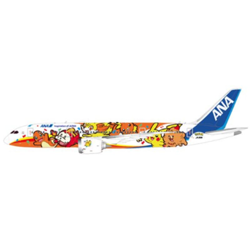 ANA B787 ピカチュウジェット1/400 JC wings 1/200 787-8 ANA 「ピカチュウジェットNH」 JA81