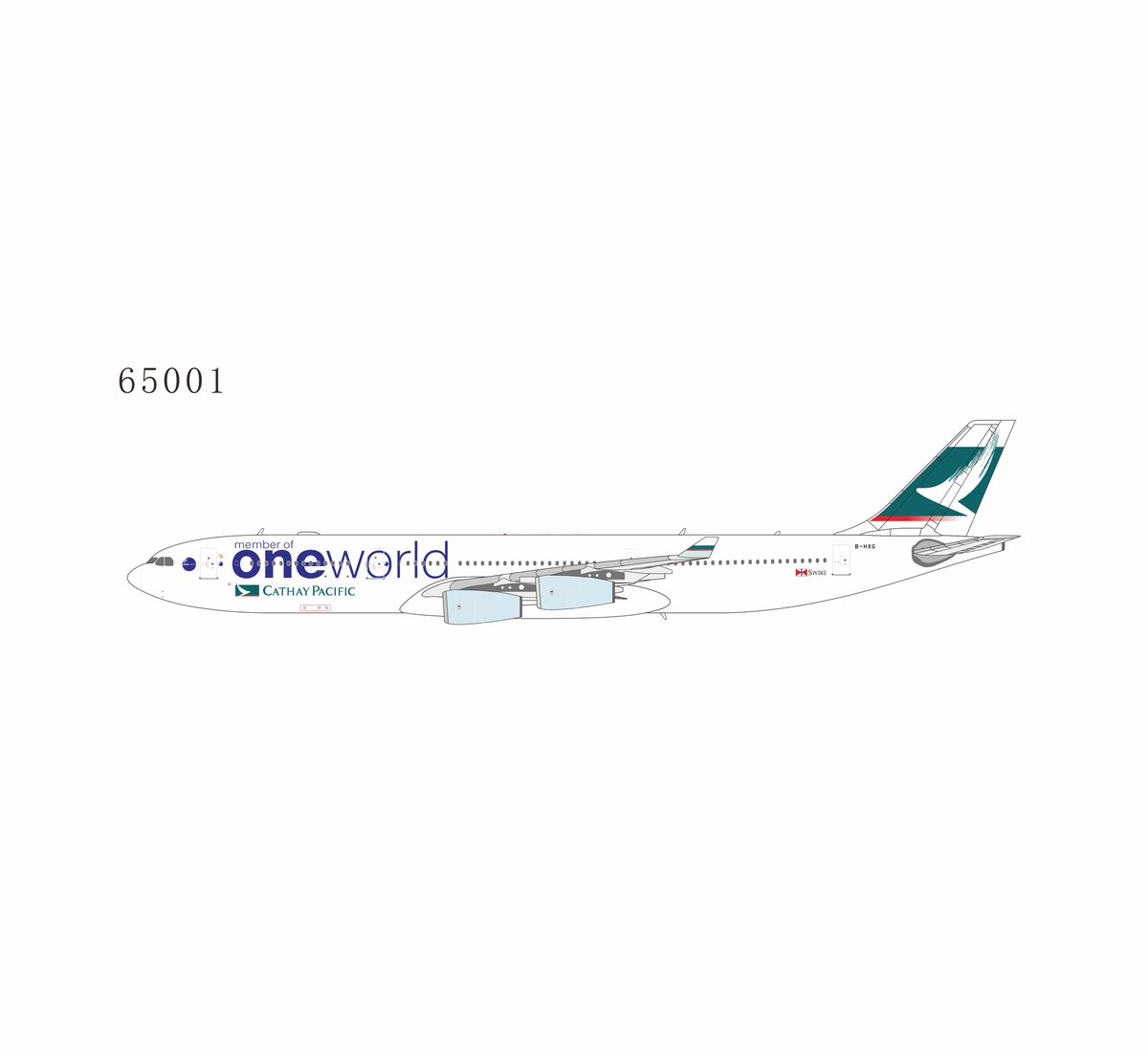 先割予約15％OFF】1/400 A340-300 キャセイパシフィック航空「onewo