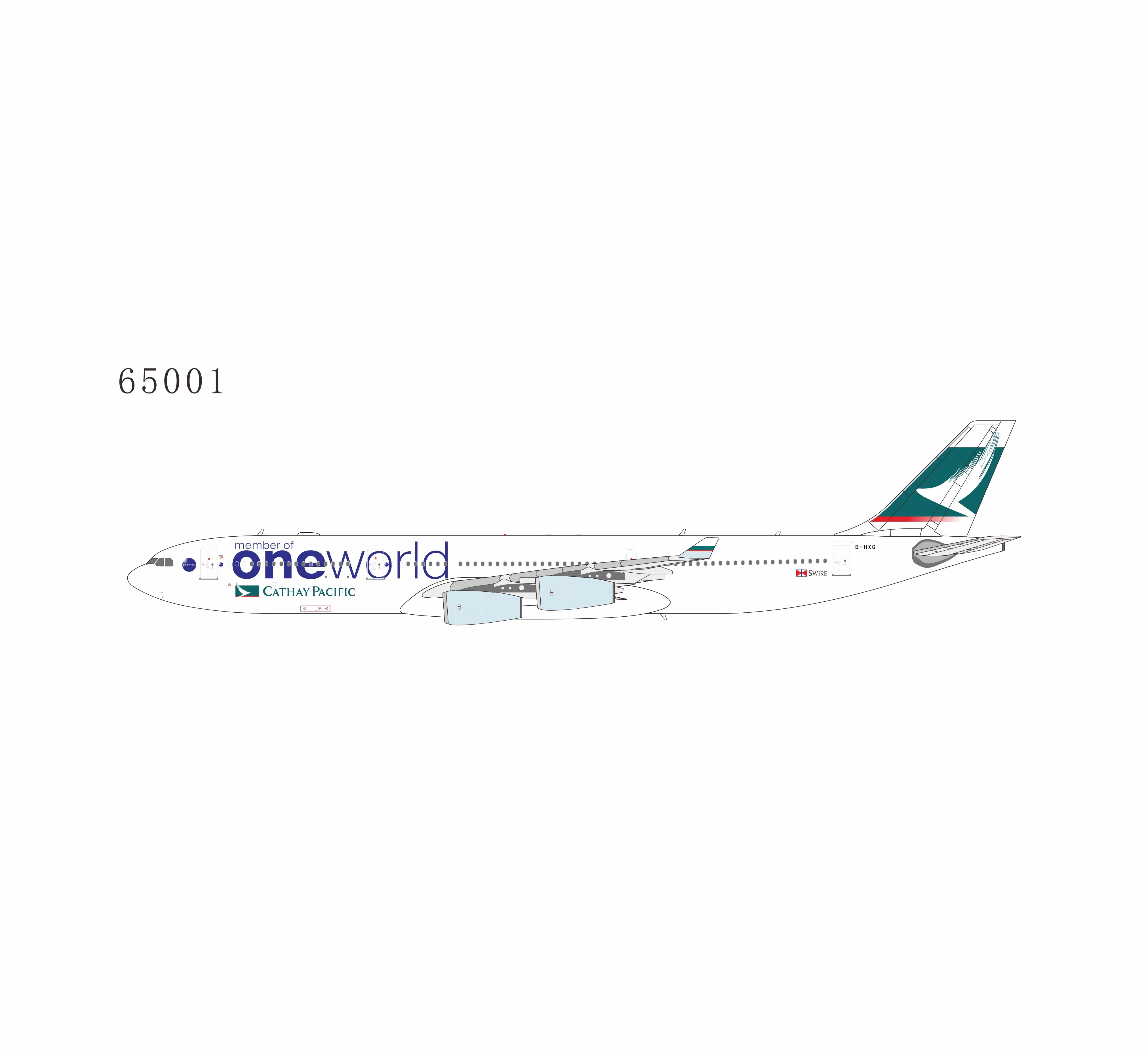 先割予約15％OFF】1/400 A340-300 キャセイパシフィック航空「onewo