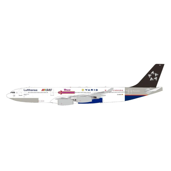 先割予約15％OFF】1/200 A340-200 ルフトハンザ航空 「旧スター ア