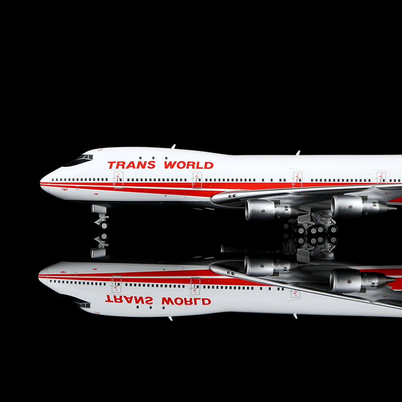 お取り寄せ商品】1/400 747-100 トランスワールド航空 N93107 |