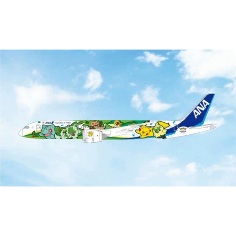 非売品・新商品情報】1/400 787-9 ANA「ポケモンジェット 緑」特別塗装