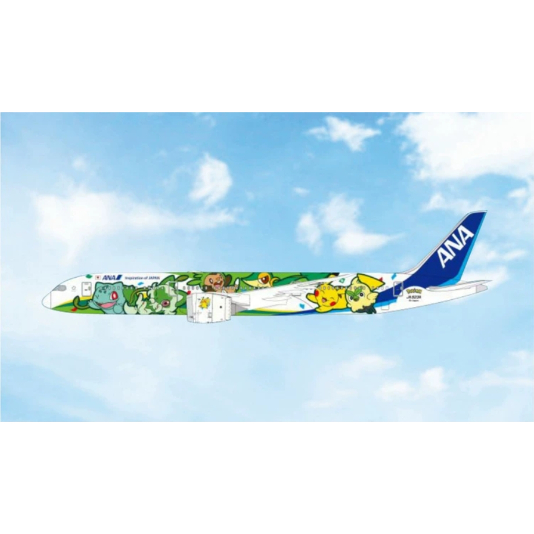 非売品・新商品情報】1/400 787-9 ANA「ポケモンジェット 緑」特別塗装