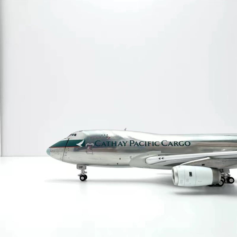 YY Wings 1/400 747-400 キャセイパシフィック航空 B-HUP 貨物ドア開