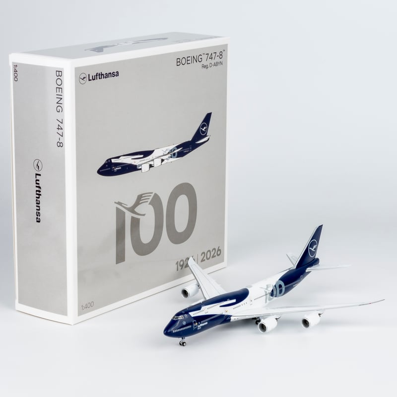 1/400 747-8とA380 ルフトハンザ航空「ルフトハンザ創立100周年特別