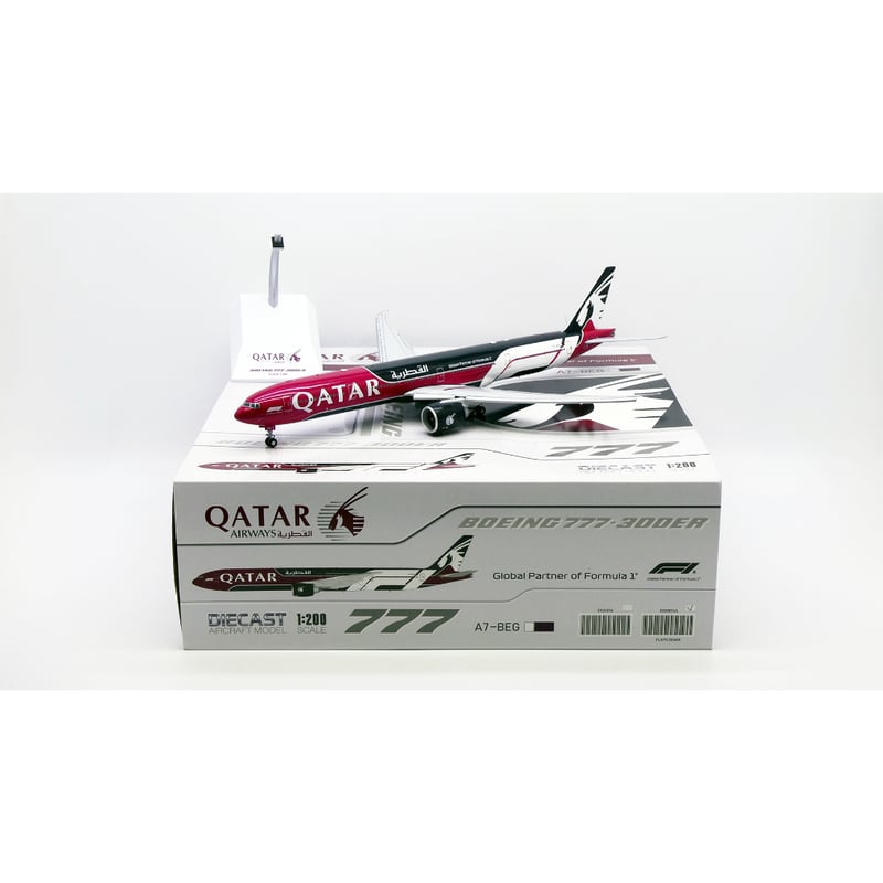 1/200 777-300(ER) カタール航空「Formula 1」 A7-BEG