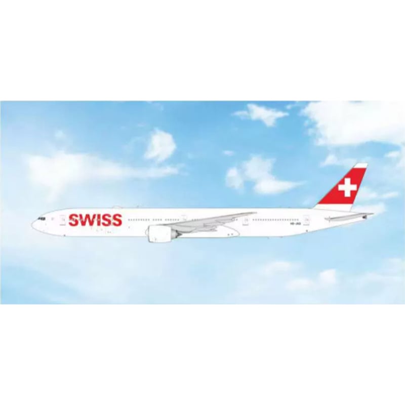 先割予約15％OFF】1/400 777-300ER スイス国際航空 HB-JND