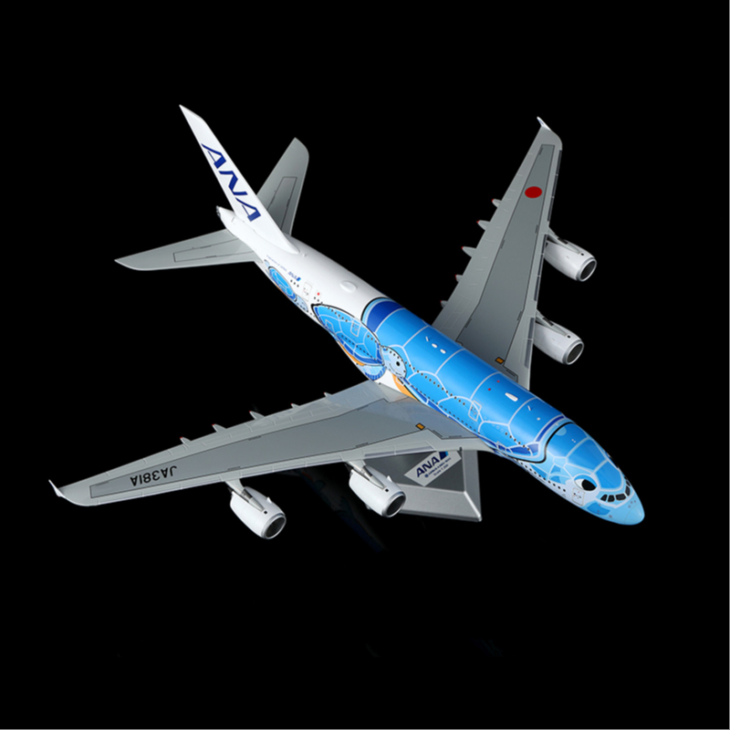 【非売品】ANA フライングホヌA380 1/200スケール 非売品・新商品情報】1/200 A380 ANAフライングホヌ ハワイの「空」ANA