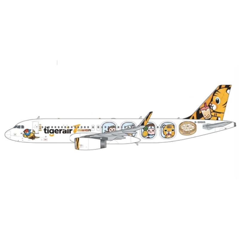 予約商品】1/400 A320 タイガーエア台湾「岡山桃太郎」 B-50005 |
