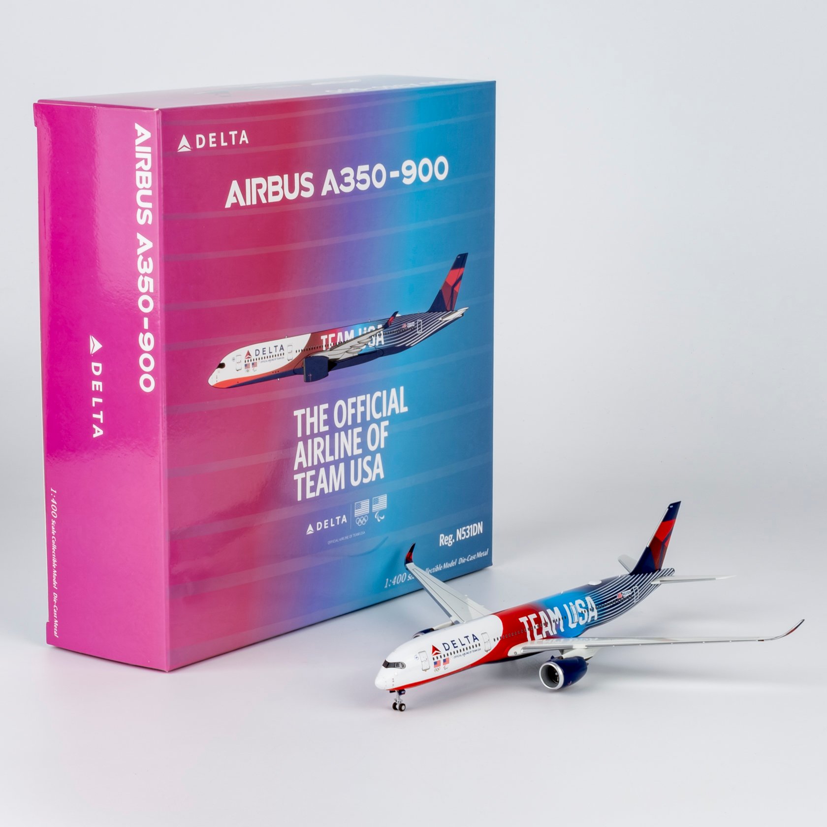 NG Models 1/400 A350-900 デルタ航空「TEAM USA特別塗装