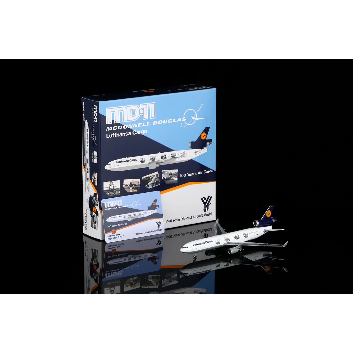 YY Wings 1/400 MD-11 ルフトハンザドイツ航空「ドイツ航空貨物100周年