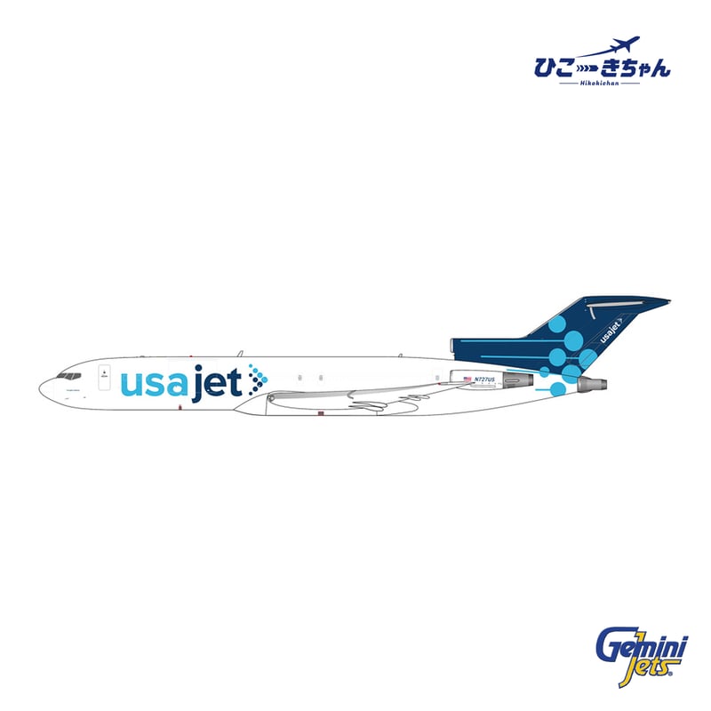 GeminiJets 1/400 727-200F USAジェット航空 N727US｜GJJU