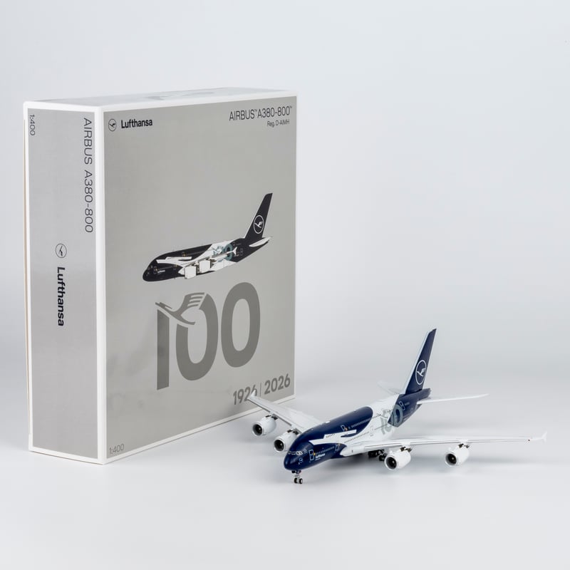 1/400 747-8とA380 ルフトハンザ航空「ルフトハンザ創立100周年特別