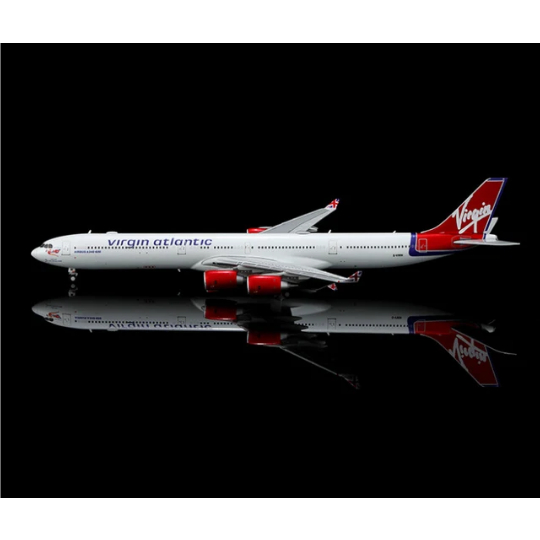 ヴァージン・アトランティック航空 A340-642 Planetags コンビ色 YY Wings 1/400 A340-600 ヴァージン アトランティック航空 G-VWIN