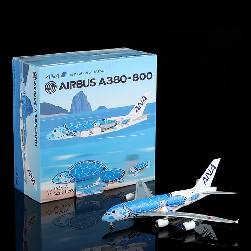 専用　未使用　ホヌ　ANA Airbus A380 1/200 非売品・新商品情報】1/200 A380 ANAフライングホヌ ハワイの「空」ANA